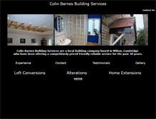 Tablet Screenshot of colinbarnesbuilding.co.uk